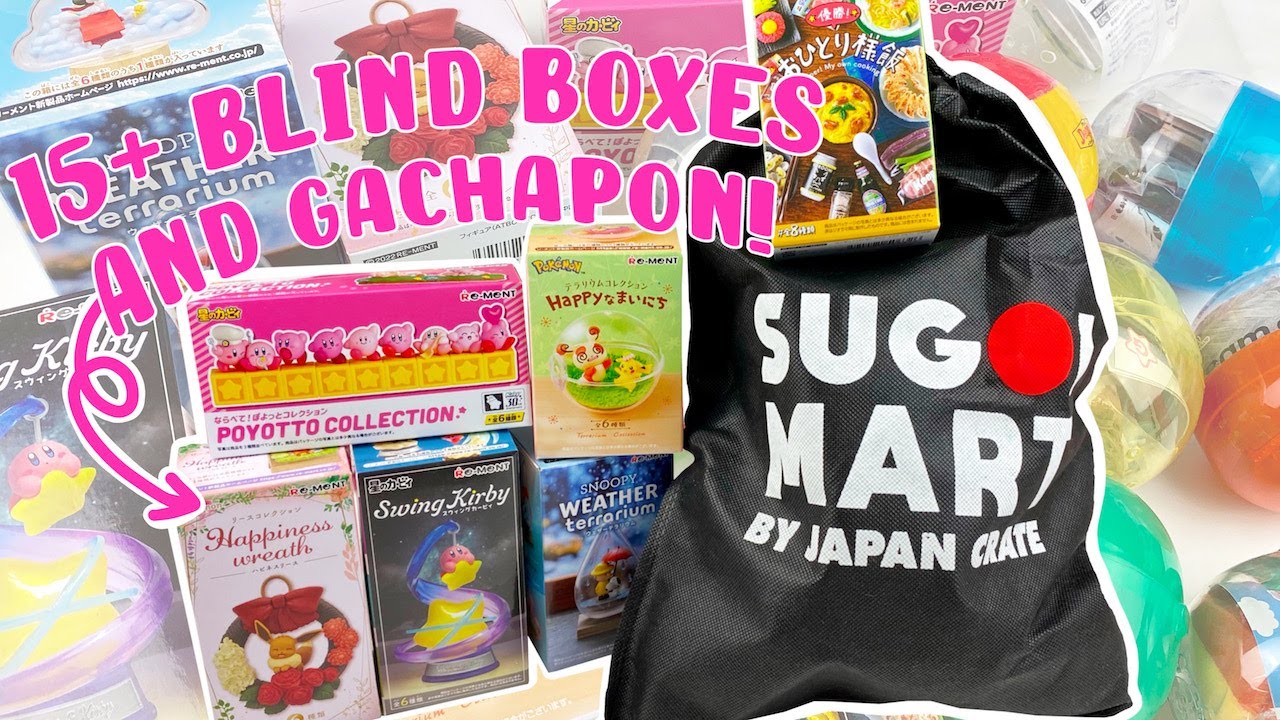 Opening 15+ BLIND BOXES and GACHAPON! Kirby, Pokemon, Sanrio, Miniature Food and More! MMM ♡