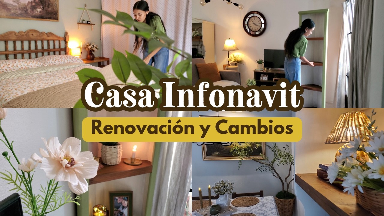 Casa Pequeña con Ideas Sencillas | Renovación económica | Habitaciones acogedoras en Casa