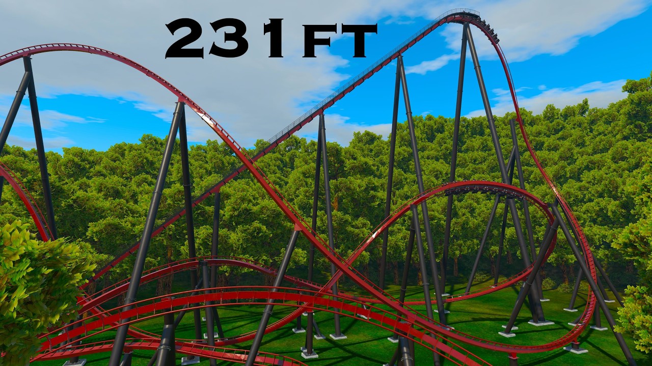 Banshee | 231ft B&M Hyper Coaster | 80mph | NoLimits 2 + FVD++ | Coaster 110