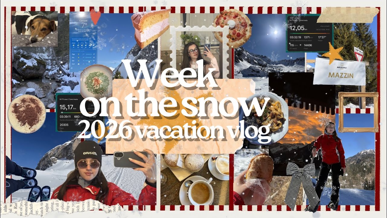 A cozy week on the snow- 2026 Vacation vlog