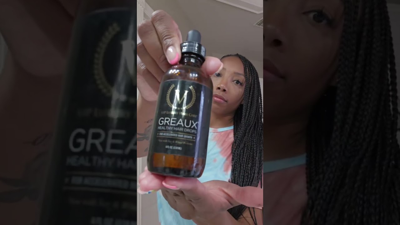 2-Week Hair Growth Update with Greaux Drops & Cute Headband #hairgrowth