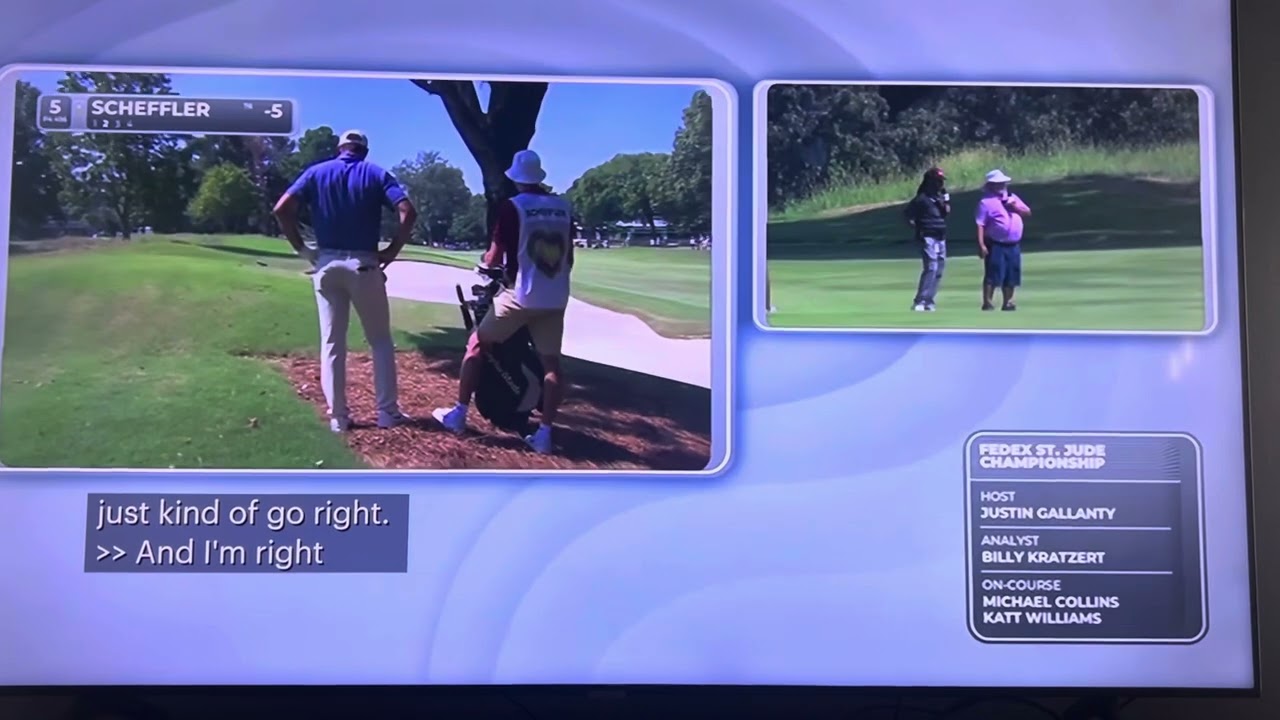 Katt Williams commentating for the FEDEX St. Jude PGA