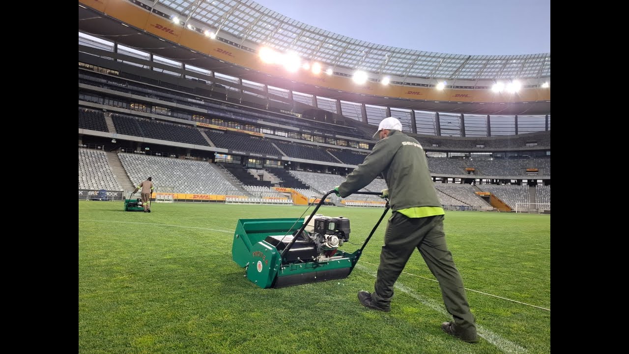 The iconic DHL Cape Town Stadium pitch is looking flawless!