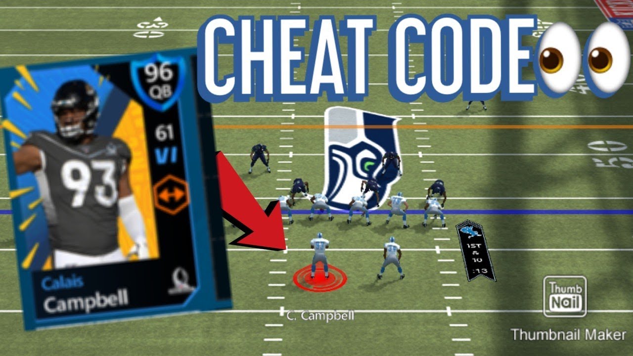 CALAIS CAMPBELL IS A CHEAT CODE!!-Madden Mobile 20
