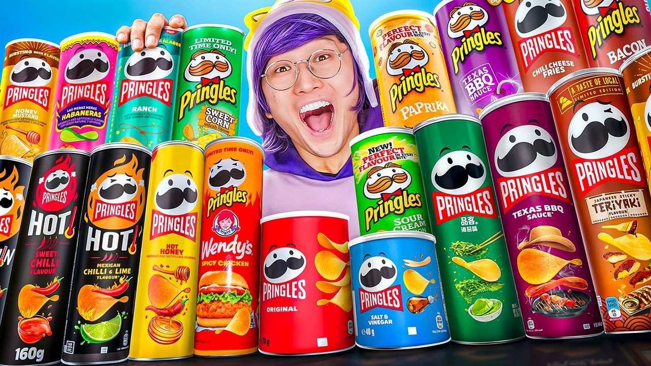 МЫ ПОПРОБОВАЛИ ВСЕ ВКУСЫ PRINGLES!? (ЭКСТРЕМАЛЬНАЯ ДЕГУСТАЦИЯ!)