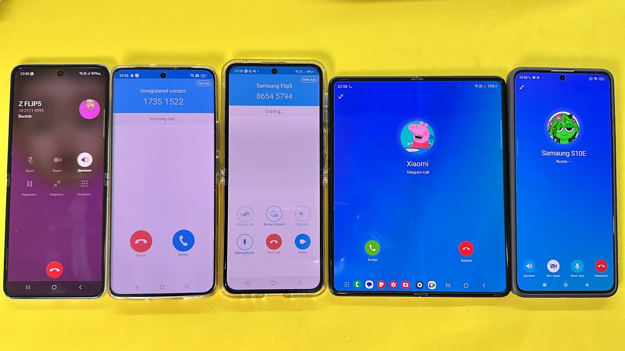 Telegram + Sky Phone + Zangi incoming Call Samsung Fold, Poco X6, Realmi 11Pro, Flip5