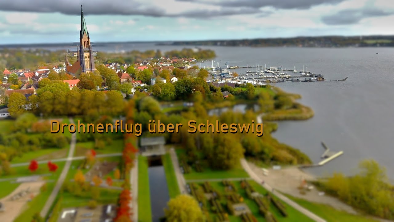 Drohne über Schleswig an der Schlei