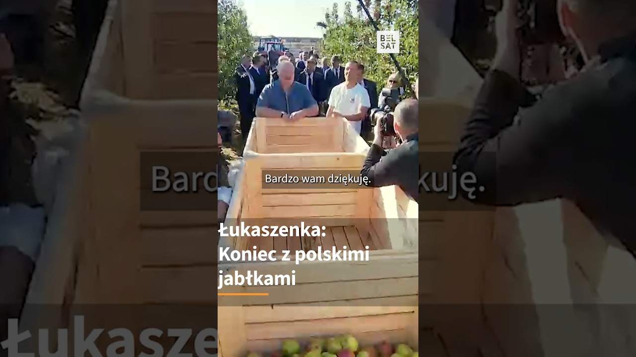 Łukaszenka: Polacy nie będą machać nam jabłkami!