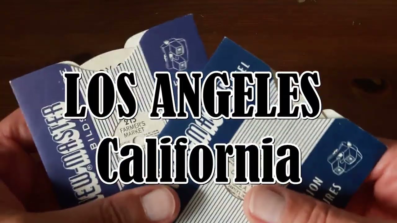 Los Angeles 1954 View-Master Reels 3D Stereo Unique Vintage Retro Iconic Toys Hollywood Sunset Strip