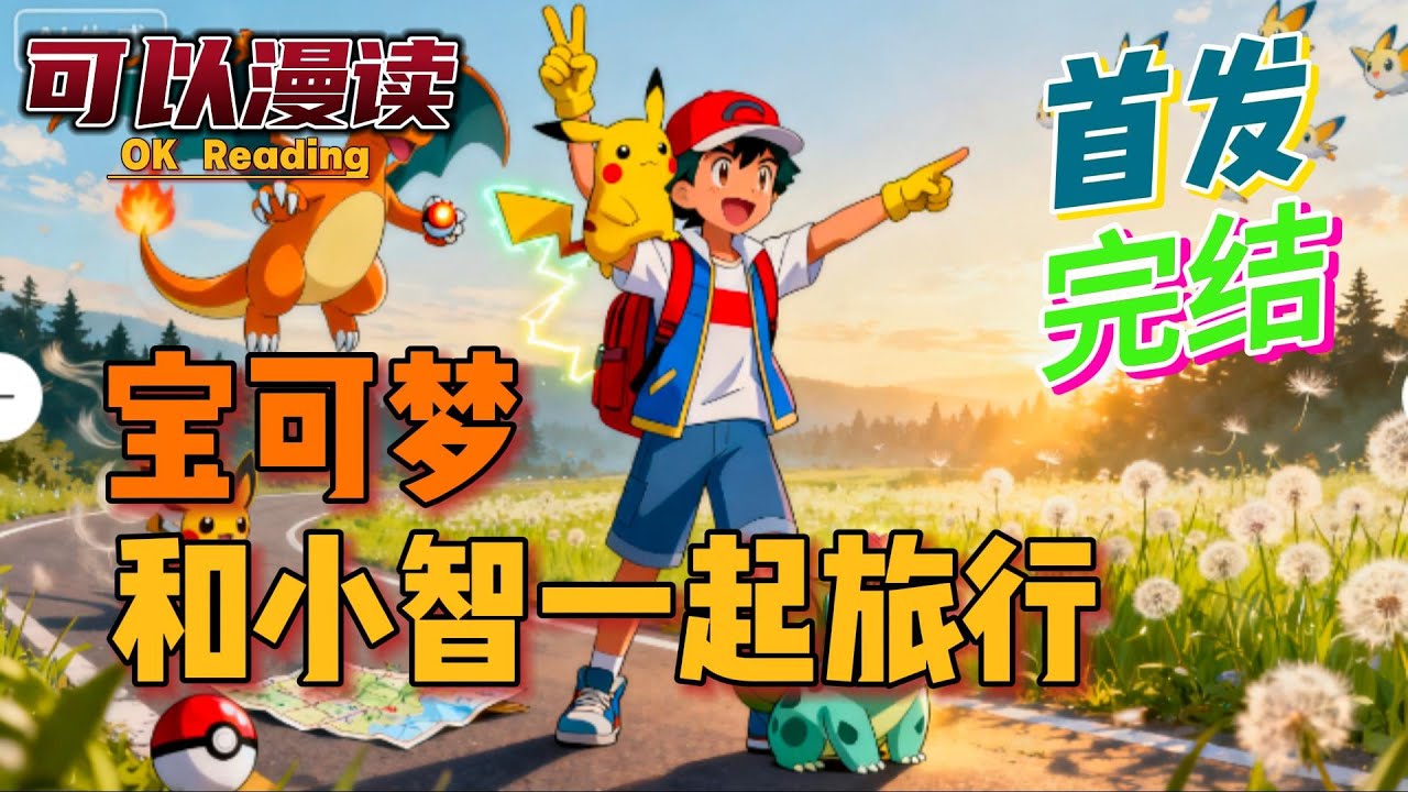 【完结】《宝可梦：和小智一起旅行》【首发】因意外事故不幸嗝屁，却因祸得福意外的穿越到了喜爱的神奇宝贝世界。#動漫 #热血 #pokemon    #二次元   #一口气看完  #有声书 #神奇寶貝