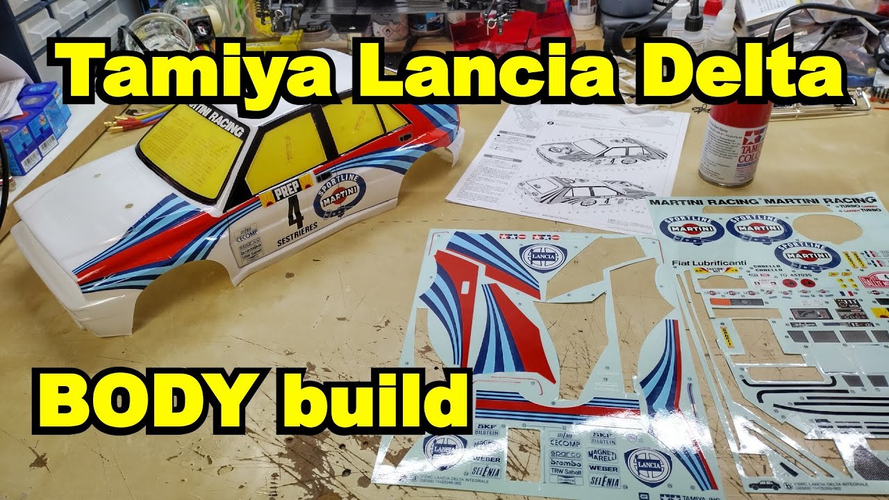 Let´finish the Rally Body - Tamiya 58570 Lancia Delta Integrale