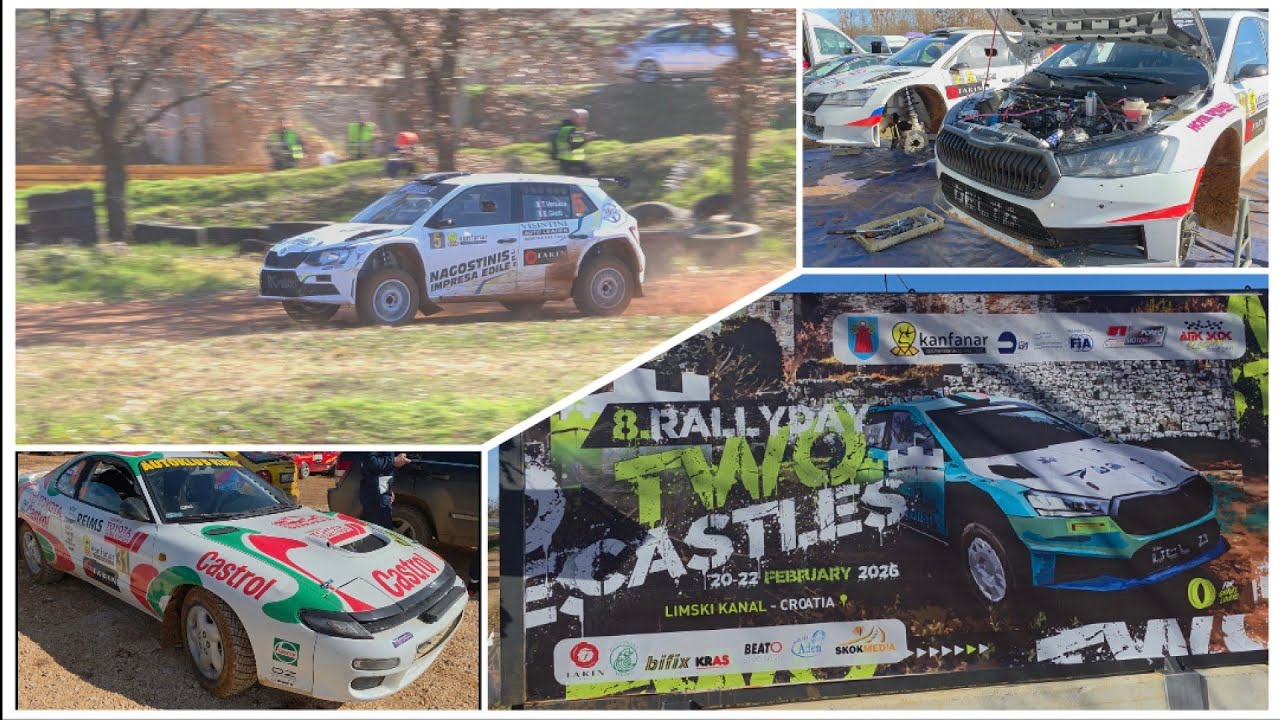 Rally Day Two Castles-Due Castelli SHAKEDOWN e park assistence 21 Febbraio 2026