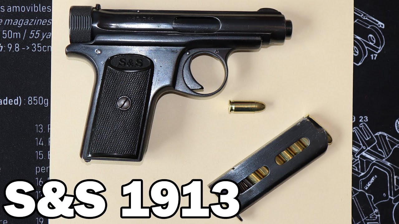 Sauer & Sohn Modèle 1913 – Un Petit Pistolet pour les Officiers Allemands