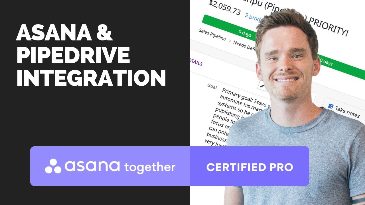 Интеграция Asana и Pipedrive: как оптимизировать процесс продаж и управления проектами (Видео № 10)