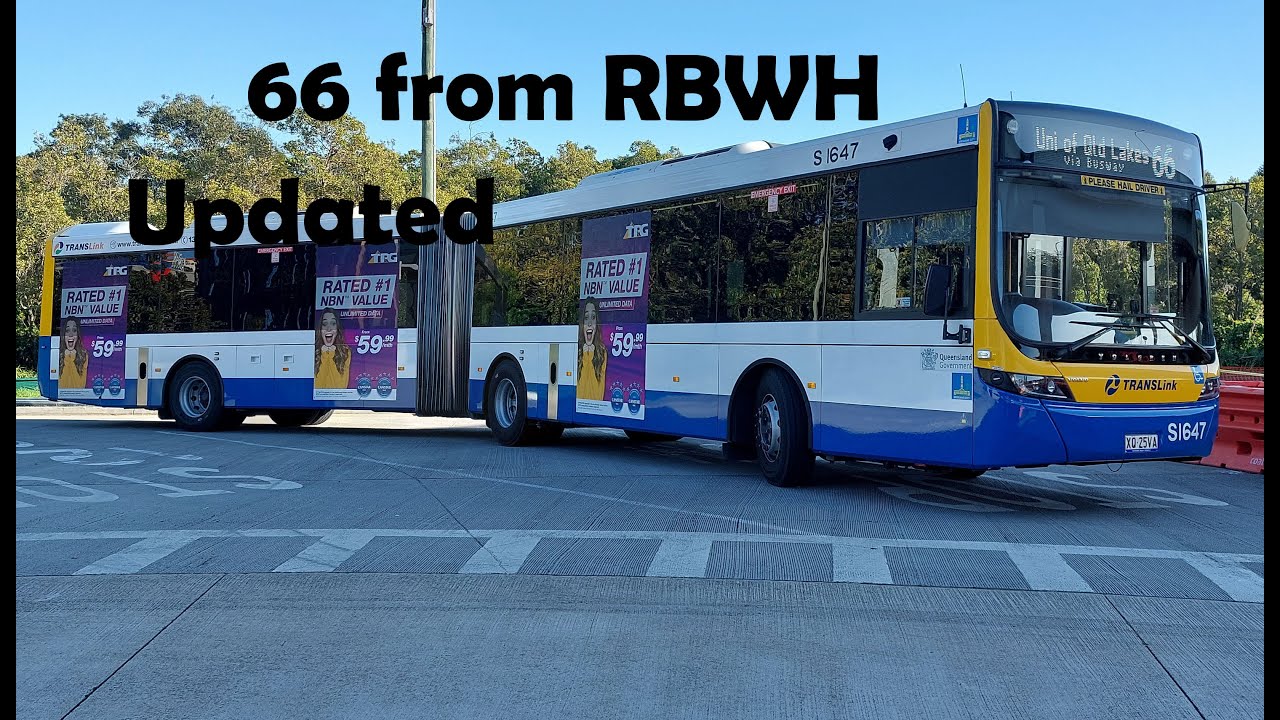 Brisbane City Bus...  66 .. from RBWH to UQ ..IMPROVED