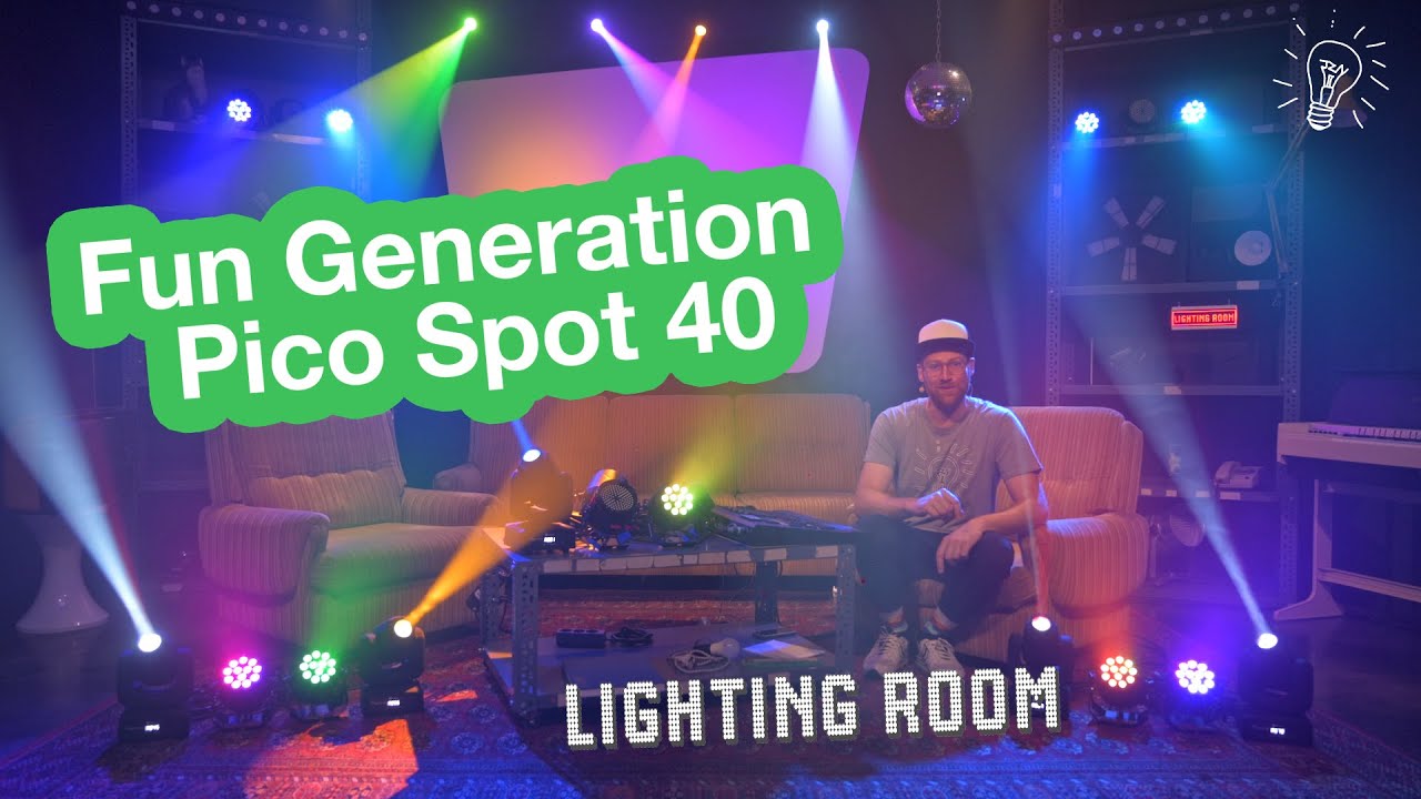 Mini LED Moving Head - Thomann - Fun Generation PicoSpot 45 LED
