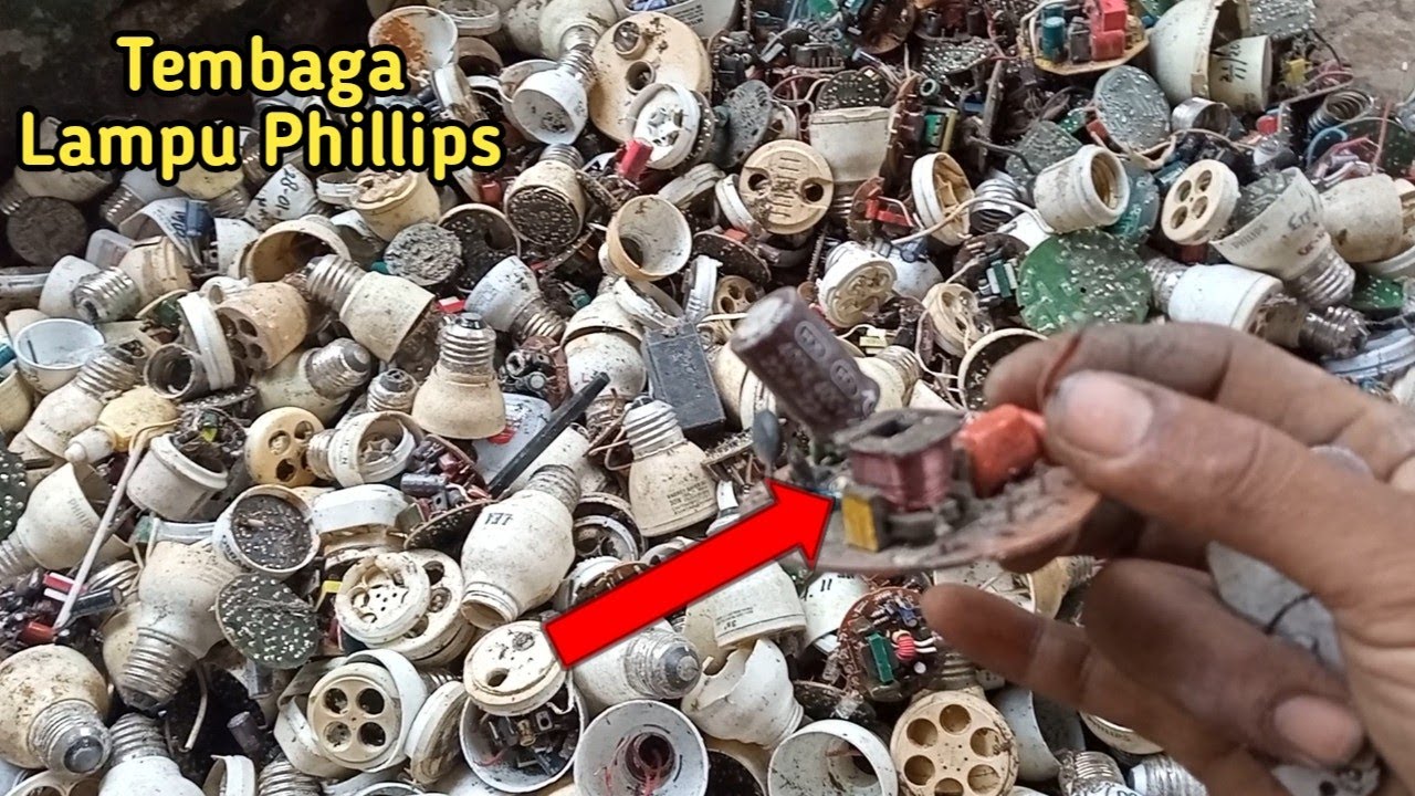 Inilah Hasil TEMBAGA dari Trafo Lampu Phillips..