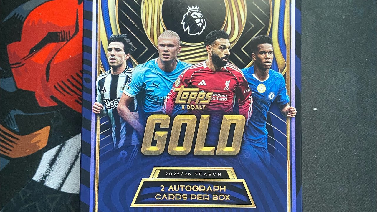 I Opened A Topps Gold Premier League 25/26 Box #football #topps #collection 