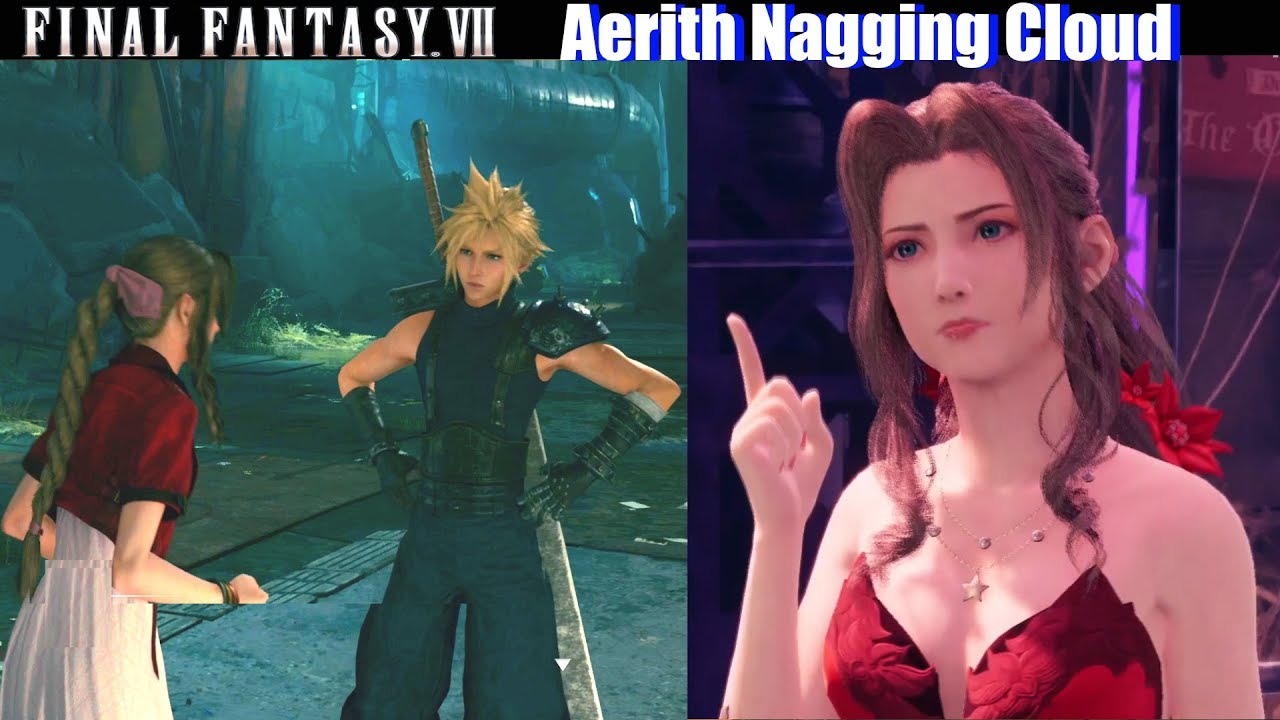 FFVII Tifa & Aerith Nagging at Cloud - Final Fantasy VII Remake 2020