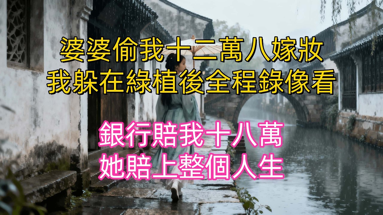 婆婆拿我身份證複印件去銀行強行轉走十二萬八嫁妝,我躲在綠植後全程錄像,看她伪造簽名投資傳銷,我沒有當場撕破臉,而是冷靜報警配合抓捕,最後她跪地求我還錢!#生活經驗 #情感故事 #故事#婆媳关系