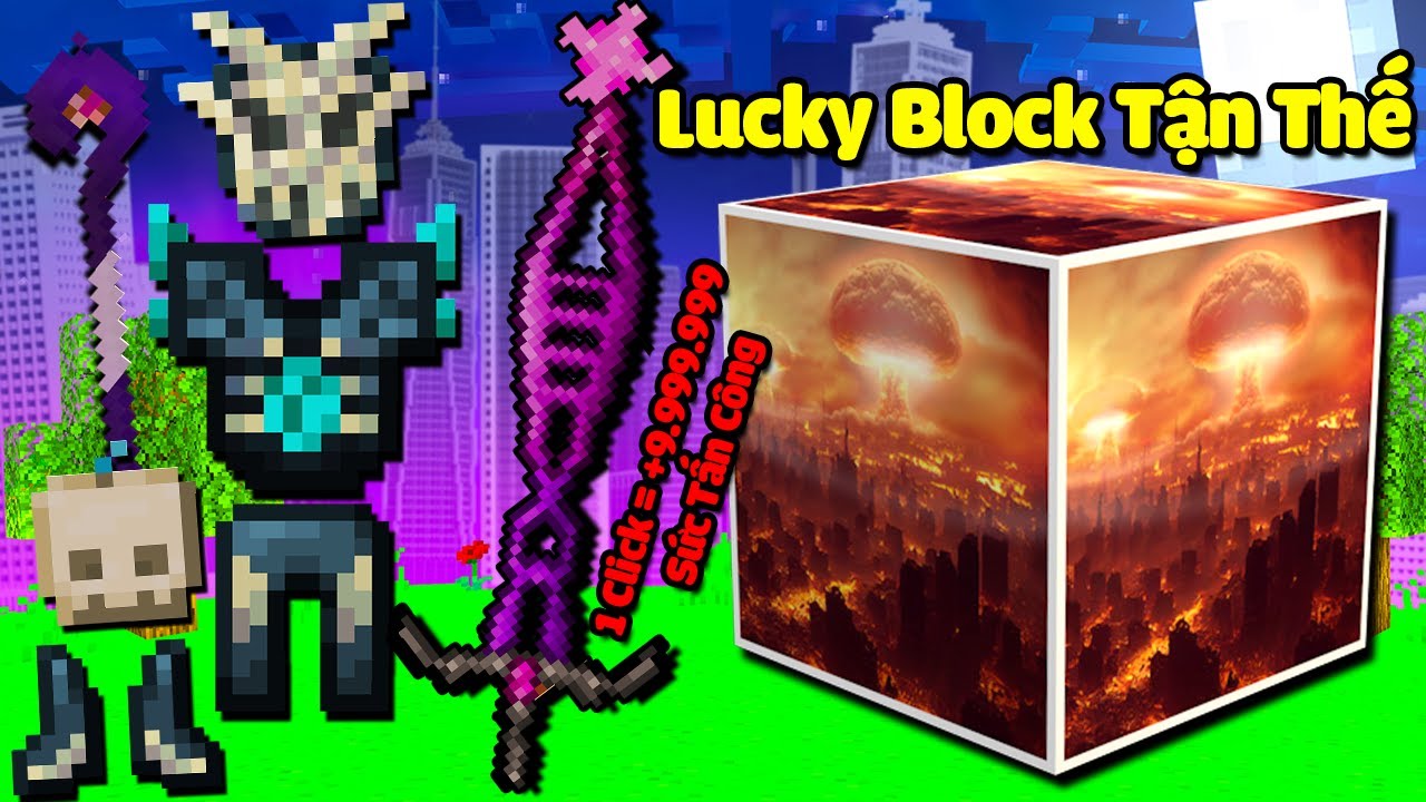 CÂY GẬY TẬN THẾ HỦY DIỆT MỌI THỨ VIP NHẤT ?? MINI GAME : TẬN THẾ LUCKY BLOCK BEDWARS