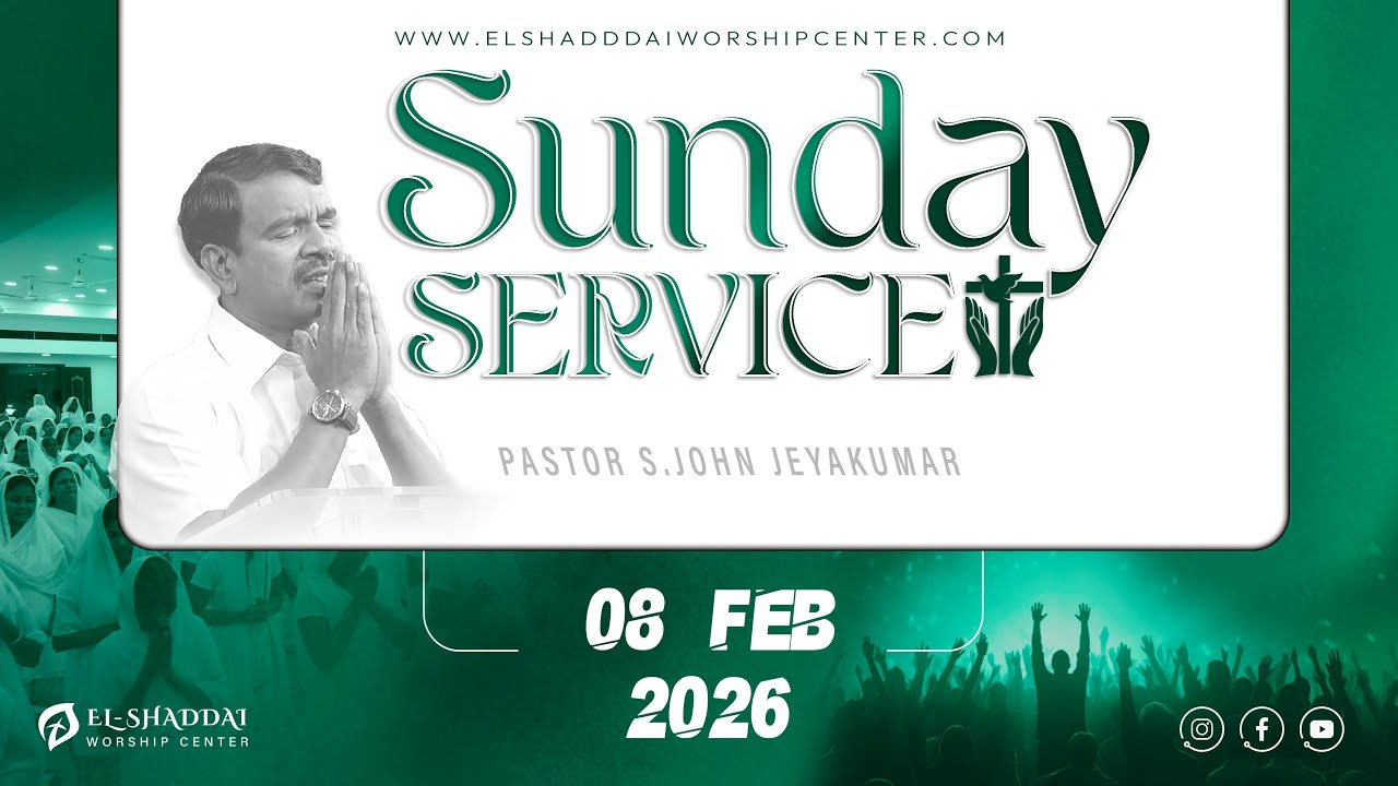 Sunday First Service | 08-02-2026 | 🔴 Live