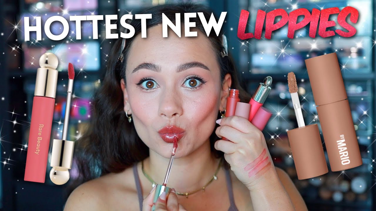 RARE BEAUTY SOFT PINCH TINTED LIP OILS & MAKEUP BY MARIO MOISTUREGLOW PLUMPING LIP COLOR!!