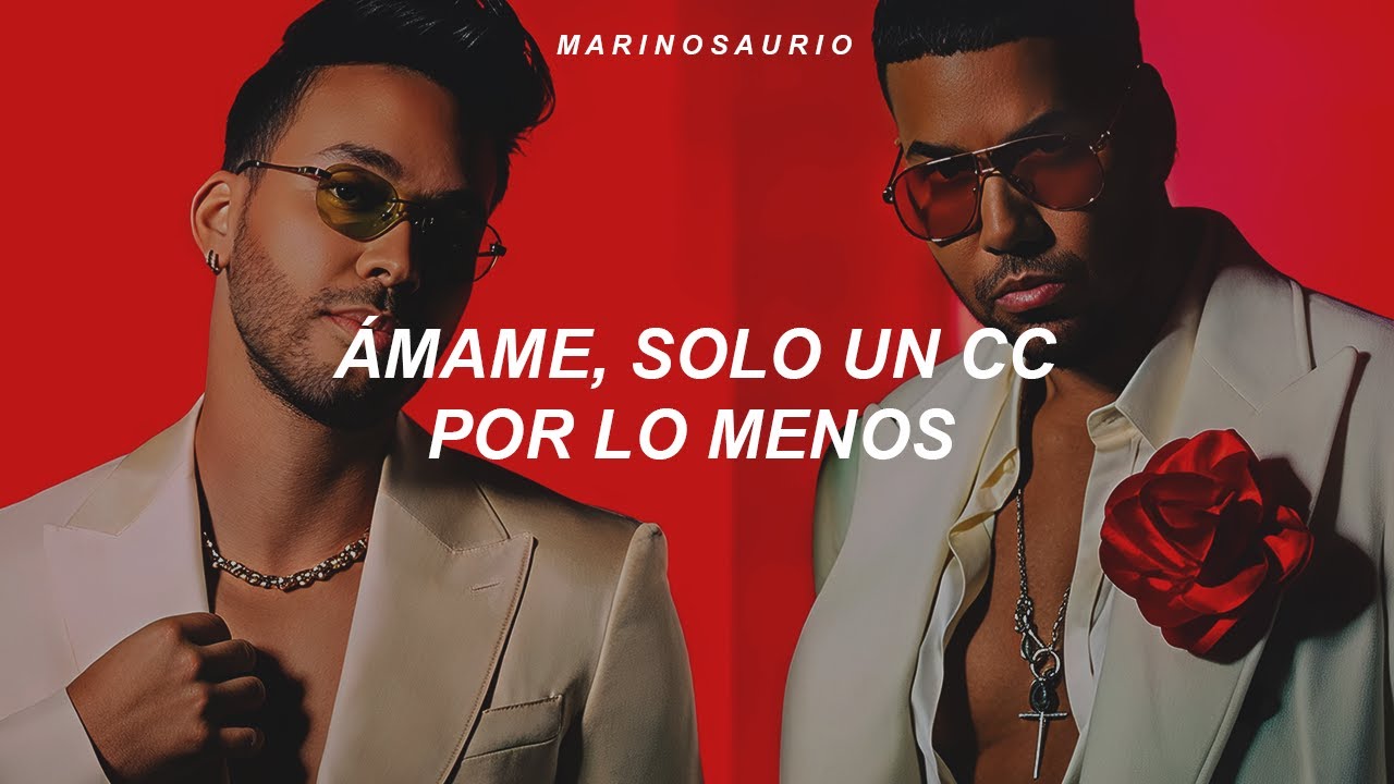 Romeo Santos, Prince Royce - Dardos (Letra) || &aacute;mame, solo un CC por lo menos