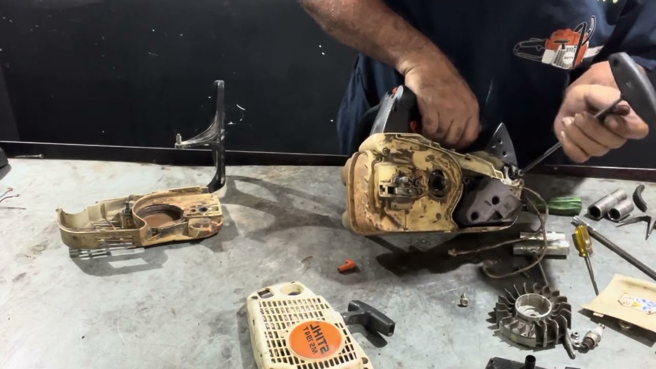 Como desarmar una motosierra stihl 194 T