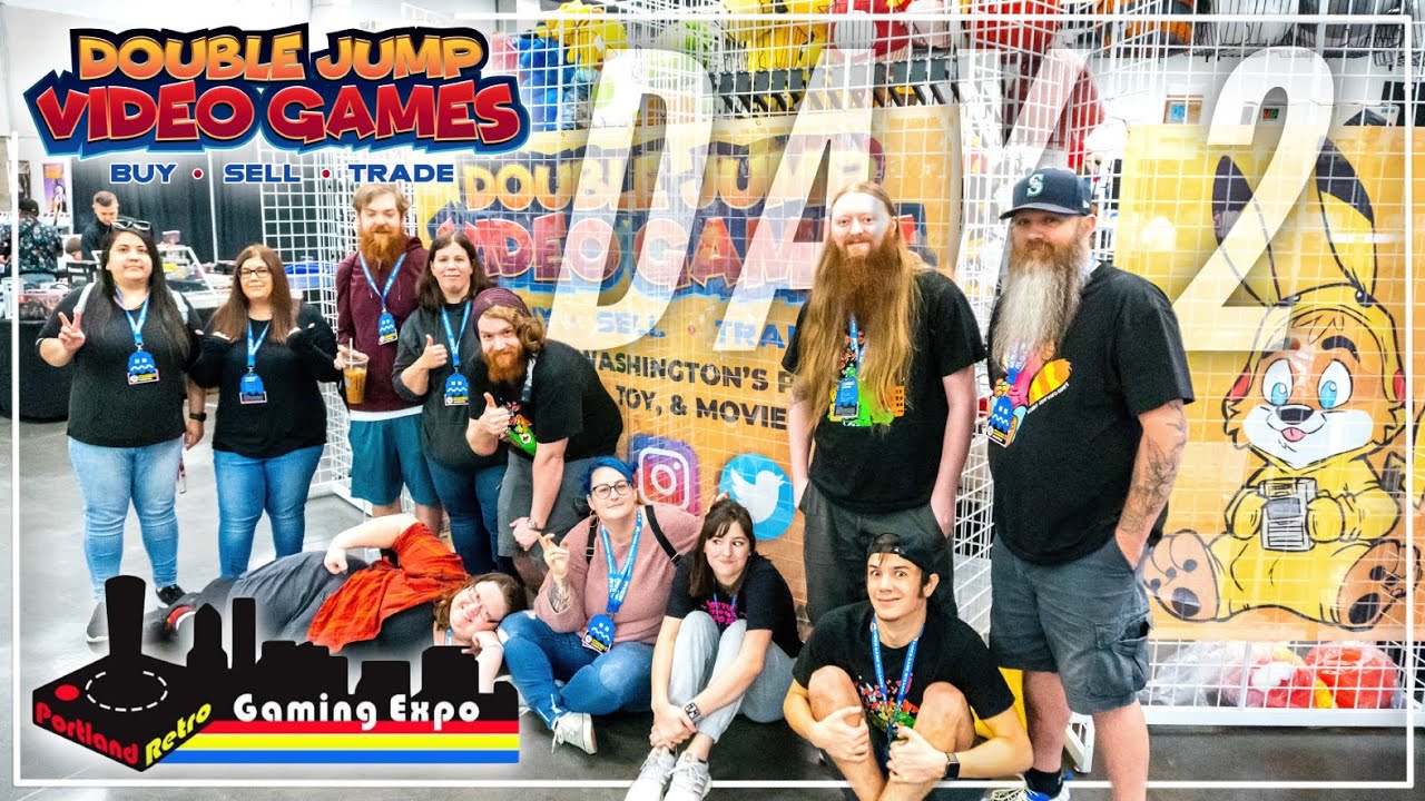Portland Retro Gaming Expo 2022 SATURDAY Sales + CIB Stadium Events | DJVG