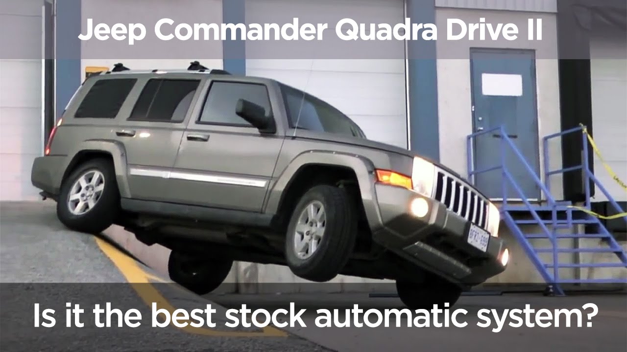 Jeep Commander Quadra Drive II / offroad test, stock automatic, climbing