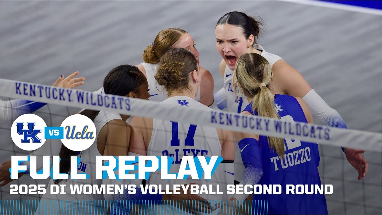 Kentucky vs. UCLA: 2025 NCAA women's volleyball second round | FULL REPLAY