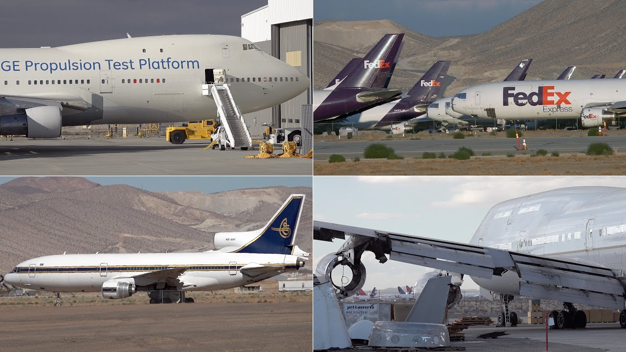 Airplane Graveyard in Victorville CA