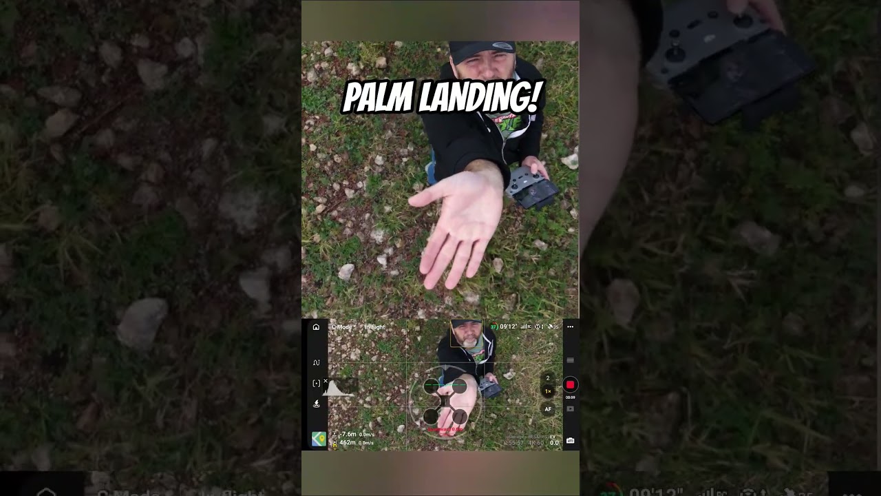 Can you land the #dji #mini5pro in the palm of your hand?