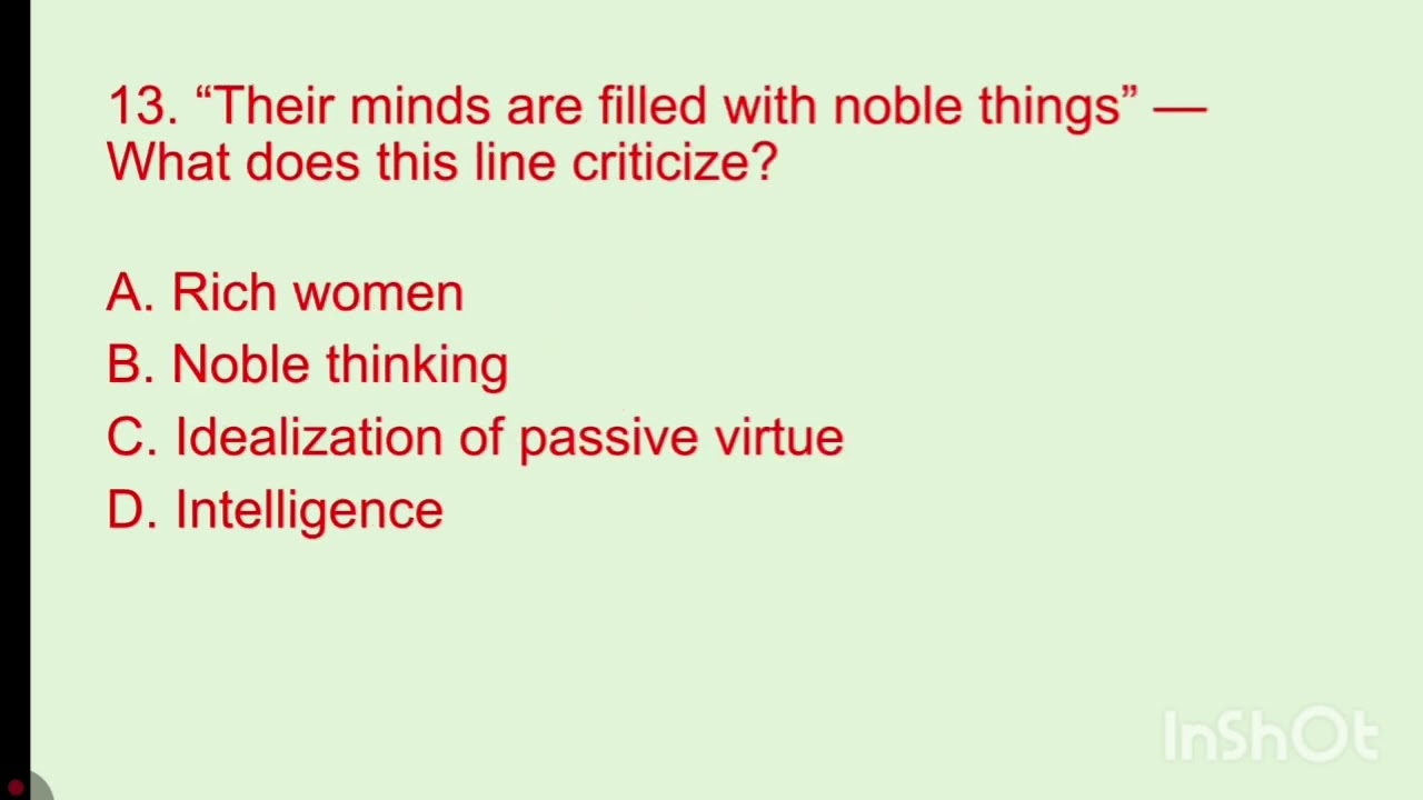 Anti Suffragists | C.P  Gilman  | MCQs 