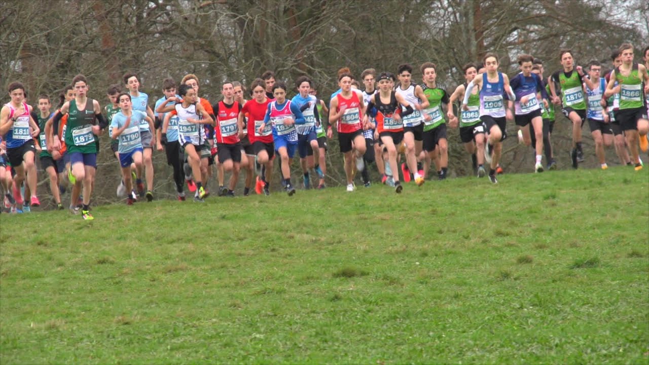Championnats régionaux cross 2024 course Minimes G Pontchâteau