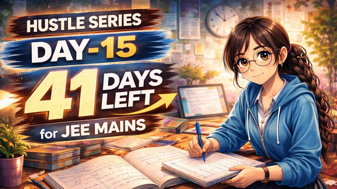 DAY-15 of hustle series | 41 days left for jee mains April attempt |