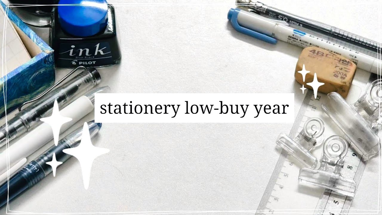 stationery favourites and the importance of creation over consumption ✨🖋️🤍 | stationery low-buy year