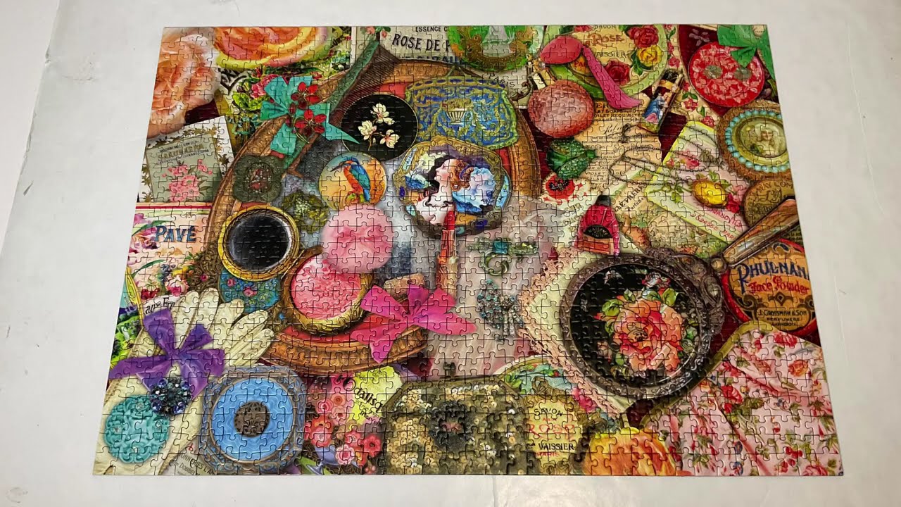 Vintage Collage Aimee Stewart 1000 Piece Ravensburger Puzzle