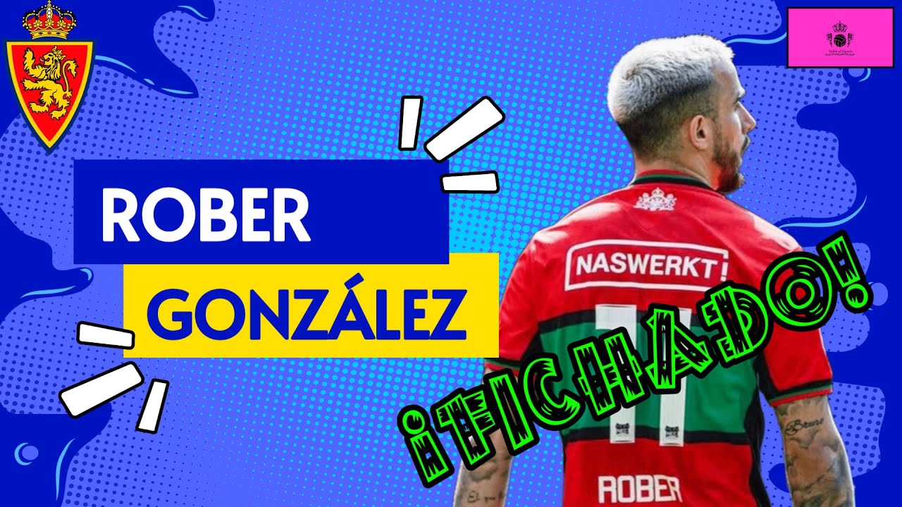 ROBER GONZÁLEZ PRIMER FICHAJE DE INVIERNO DEL REAL ZARAGOZA