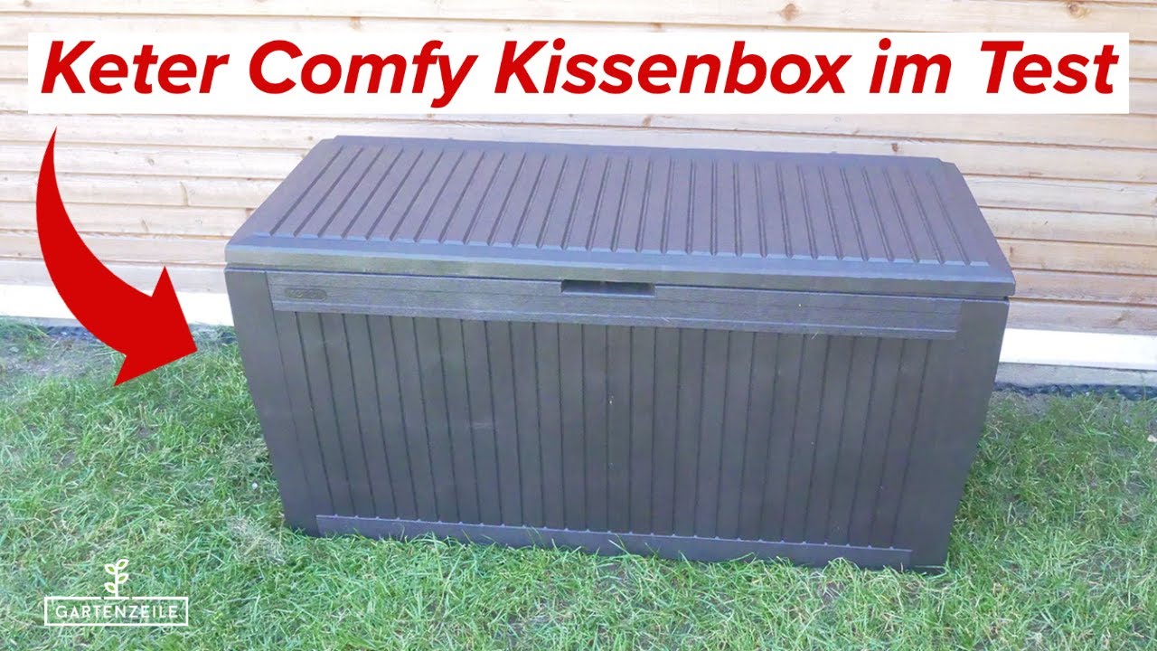Keter Comfy Auflagenbox / Kissenbox im Test [Aufbau, Belastungstest, Fazit]
