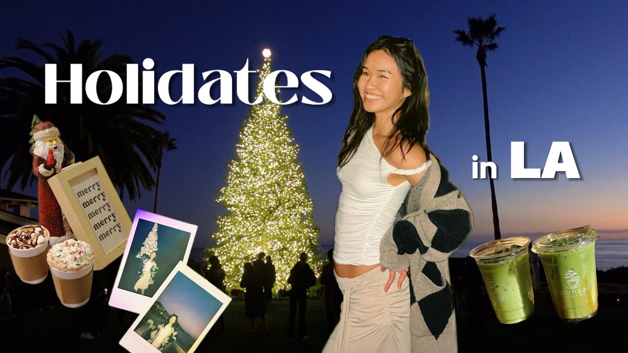 HOLIDATES in LA ✨ light maze, laguna, universal studios