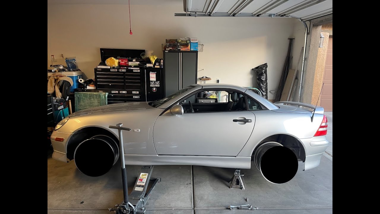 New wheel test fit for the Mercedes Benz SLK230