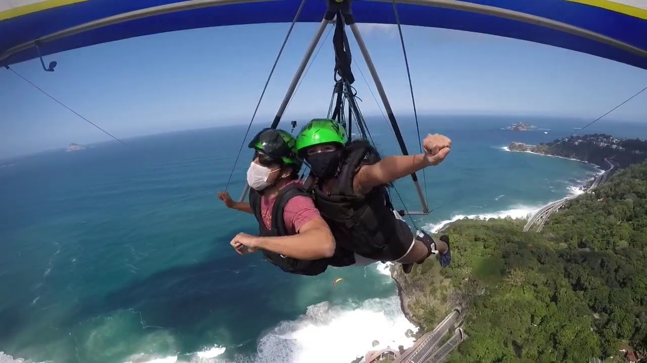 ASA DELTA - HANG GLIDING - ALA DELTA - RIO DE JANEIRO - HD