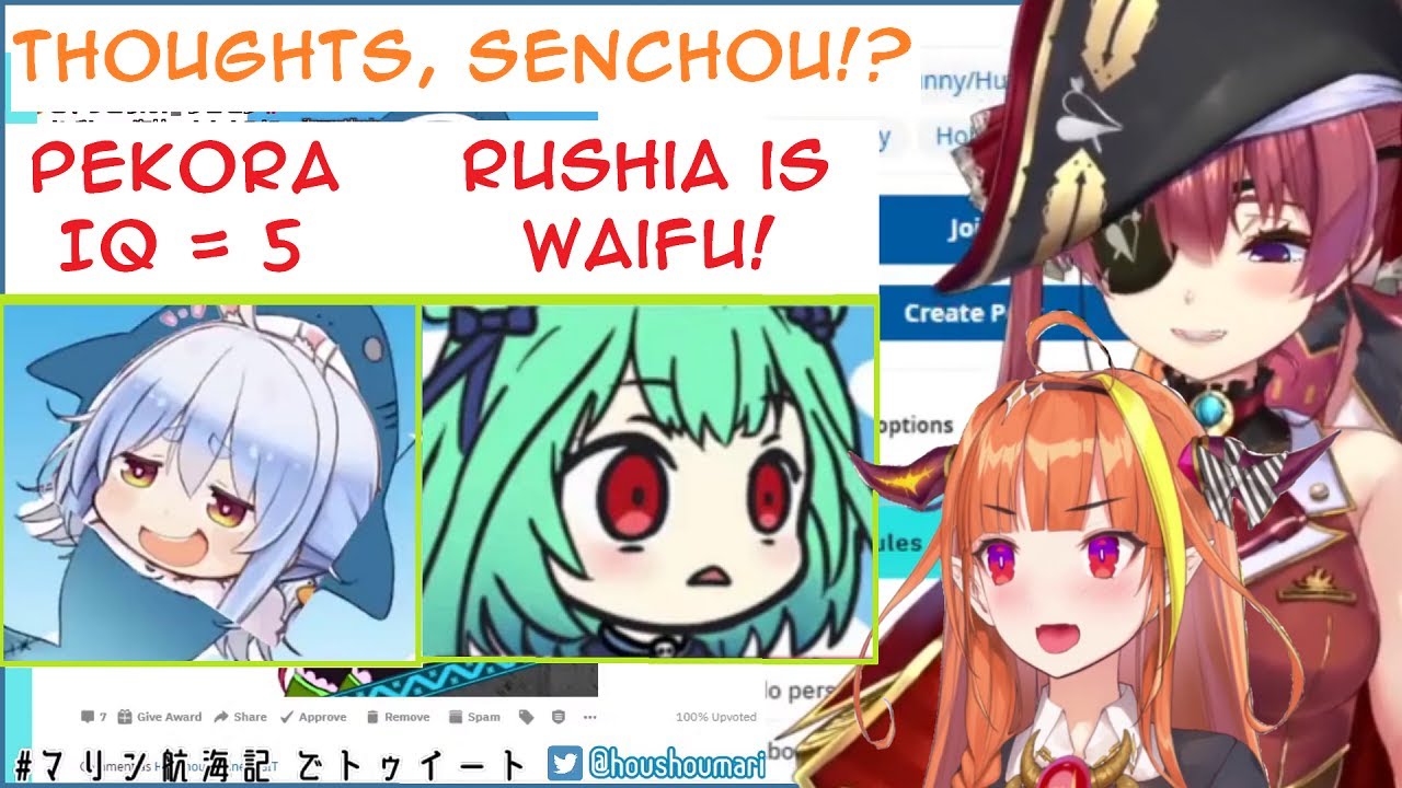 Houshou Marine and Kiryu Coco review MORE SPICY r/Hololive Memes【Hololive/Eng Sub】