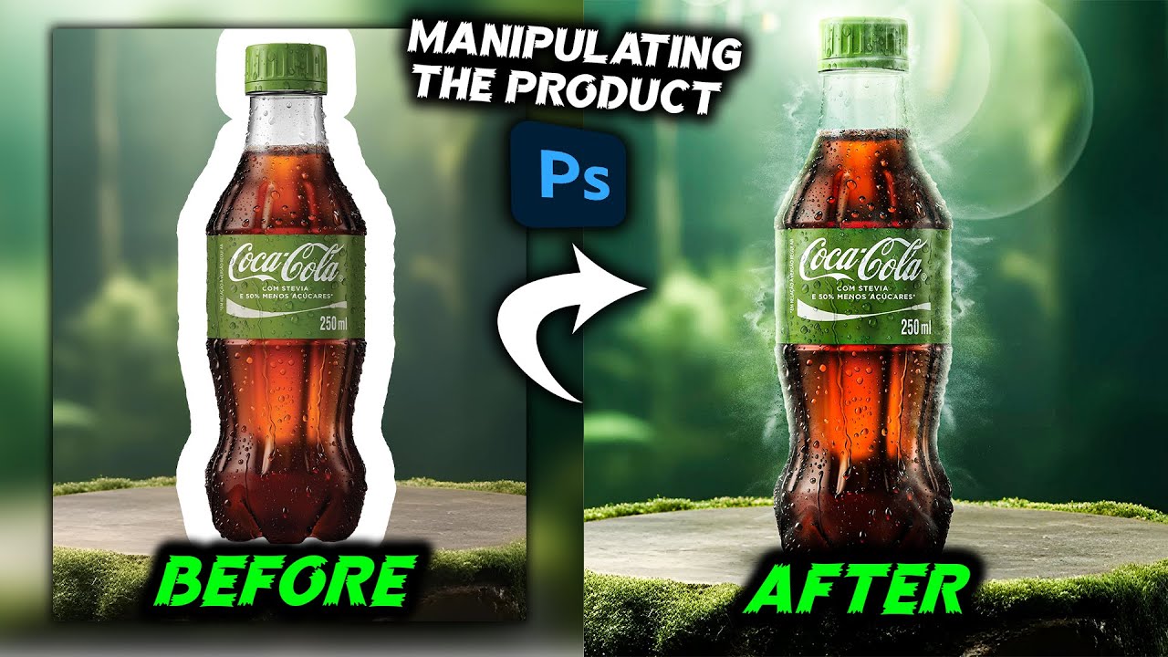 Adobe Photoshop Tutorial: Designing a Coca Cola Advertisement Poster from Scratch graphic Design
