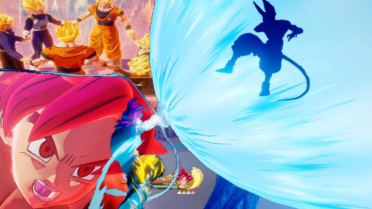 Super Saiyan GOD Goku Evolution In Dragon Ball Z: Kakarot DLC