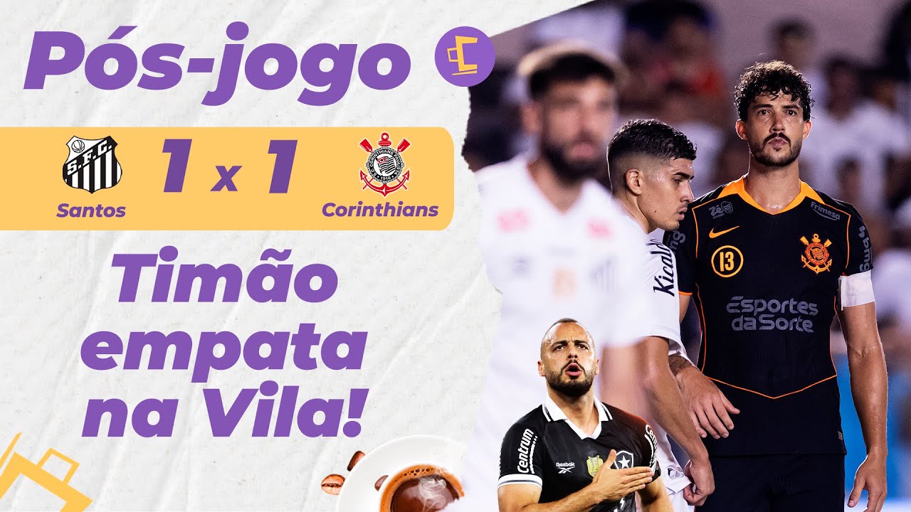 Com gol de Memphis, Corinthians empata com Santos de Neymar l Arthur Cabral negocia? Explico!