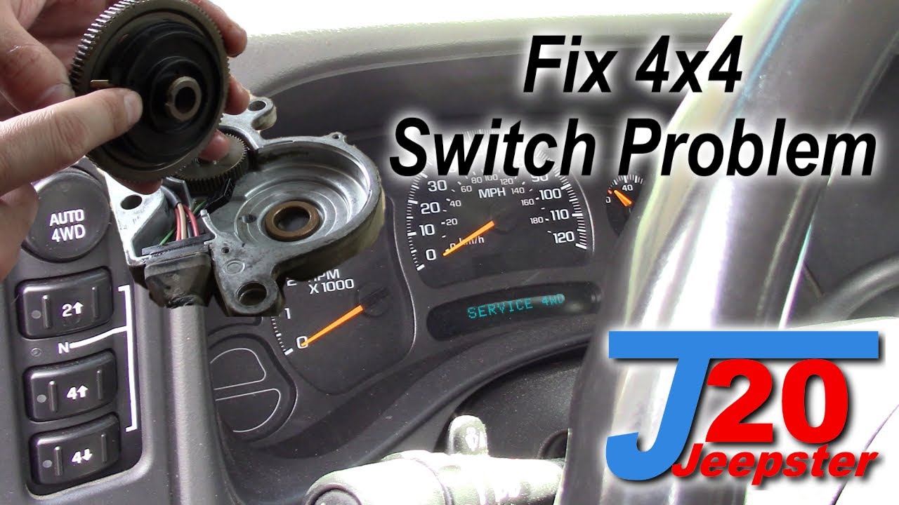 03 - 07 Chevy 1500 Suburban randomly goes into four wheel drive problem FIXED