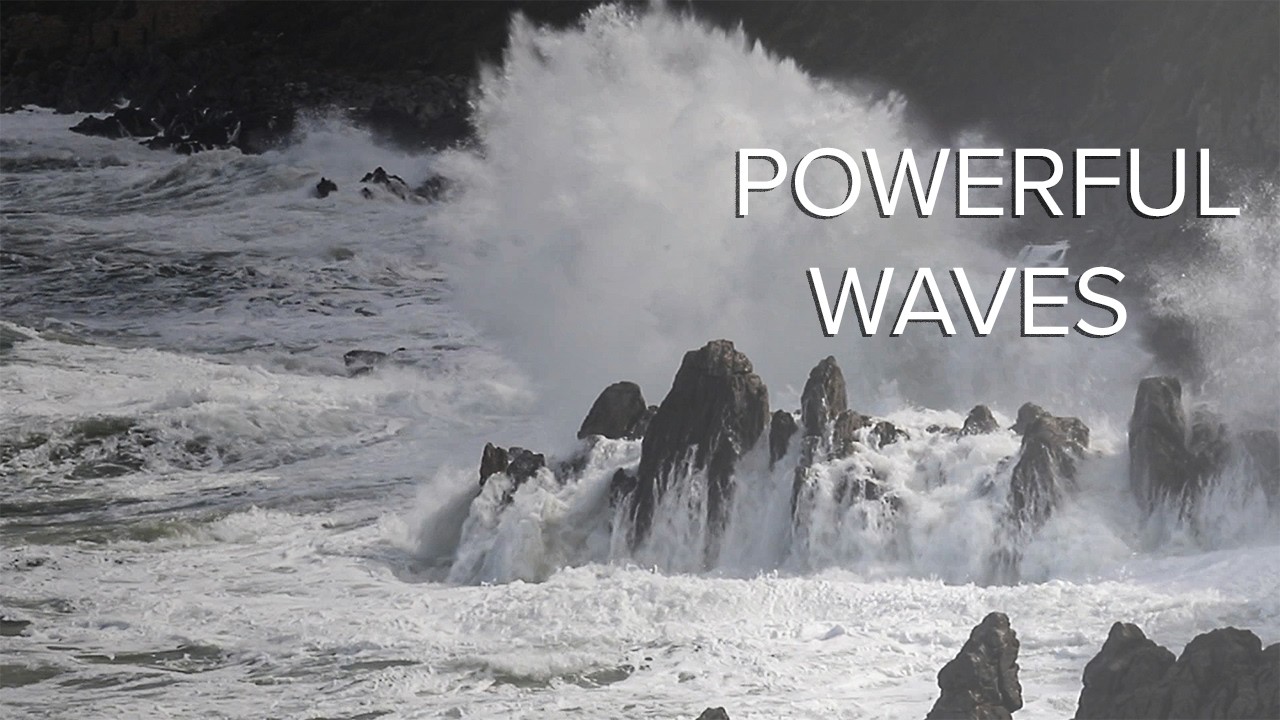 🌊 Relaxing Ocean Waves – 1 Hour of Sea Foam & Coastal Energy | Ocean Patterns 02